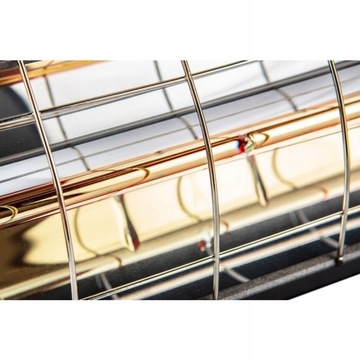 Promiennik 2000W, IP65, element grzejny golden hal