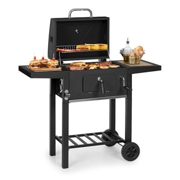 Meat Machine Grill na węgiel drzewny termometr system HeightAdjust