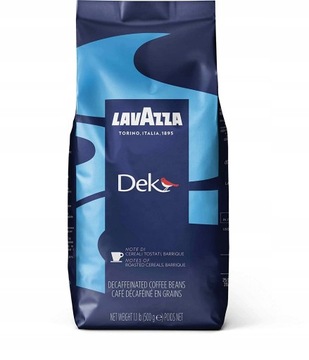 Lavazza Caffe Decaffeinato bezkofeinowa ZIARNISTA DEK 500g