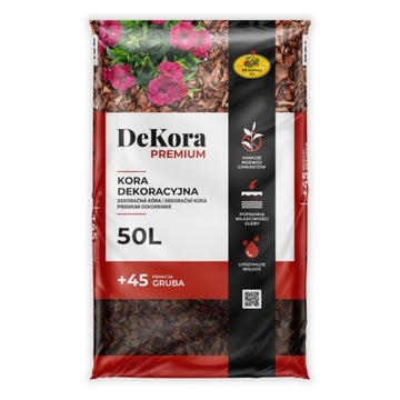 ТОЛСТАЯ СОСНОВАЯ КОРА ПРЕМИУМ 45мм+ ОЧЕНЬ ДЕКОРАТИВНАЯ 50Л KIK DECOR