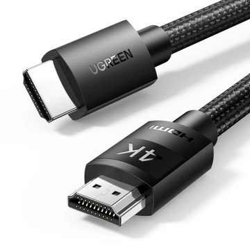UGREEN HDMI KABEL PRZEWÓD 2.0 4K 1M CZARNY + GRATIS RYSIK