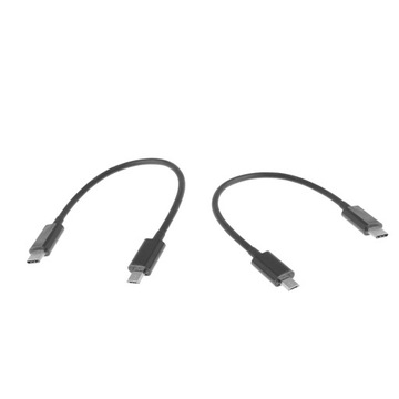-Magideal 2Pcs Usb C C Ke Mikro Usb Mengecas Data
