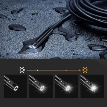 КАМЕРА ДЛЯ ПРОВЕРКИ МАСТЕРСКОЙ ЭНДОСКОП ДВОЙНОЙ 10M IP67 + TF-карта 32G