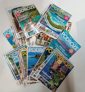 Podróże magazyn turystyczny czasopismo Zestaw x31 2014 i 2018