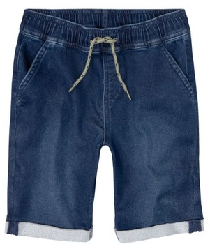 Krótkie spodenki Pepperts Bermudy chłopięce sweat denim 158