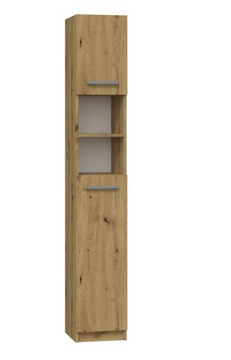 SZAFKA ŁAZIENKOWA REGAŁ SŁUPEK 32 cm DĄB ARTISAN