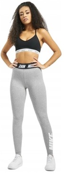NIKE LEGGINSY DAMSKIE SWOOSH sportowe modelujące S