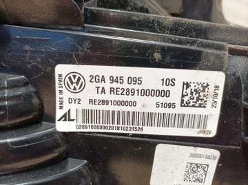 LEVÝ SVĚTLO ZADNÍ VOLKSWAGEN T-ROC LED 2GA945095