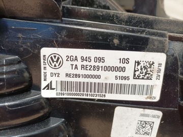 LEVÝ SVĚTLO ZADNÍ VOLKSWAGEN T-ROC LED 2GA945095