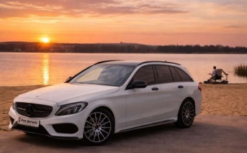 Mercedes Klasa C W205 Kombi 250 211KM 2017 Mercedes-Benz Klasa C Mercedes-Benz Klasa C 2.0 Benzyna 211KM