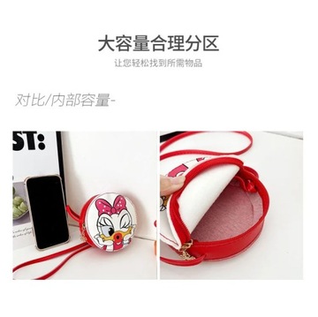 Сумка через плечо с Микки Маусом для девочек, модная модная сумка из искусственной кожи с героями мультфильмов