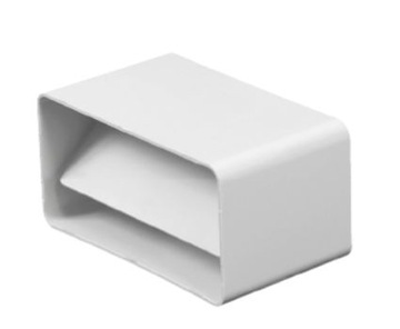 Łącznik z zaworem zwrotnym kanał płaski 75x150 ABS awenta