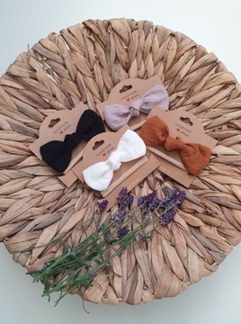 ЛЕНТА БЕЗ ДАВЛЕНИЯ МИСЛИНОВЫЙ КРЕМОВЫЙ БАНТ