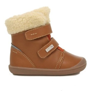 BUTY DZIECIĘCE unisex ZIMOWE skórzane TRZEWIKI ocieplane BARTEK r. 23