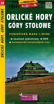 GÓRY ORLICKIE STOŁOWE MAPA TURYSTYCZNA SHOCART 28
