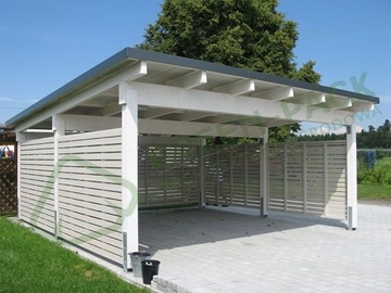 Duża WIATA Garażowa Samochodowa PRODUCENT