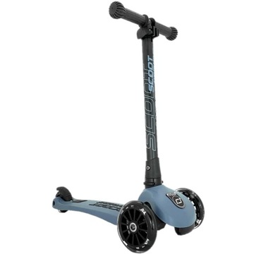 SCOOTANDRIDE Стальной самокат складной Highwaykick с 3 колесами и светодиодами 3L+