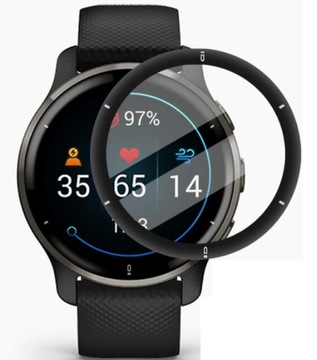 SZKŁO HYBRYDOWE Ochronne 3D / 7H do Garmin Venu 2 Plus