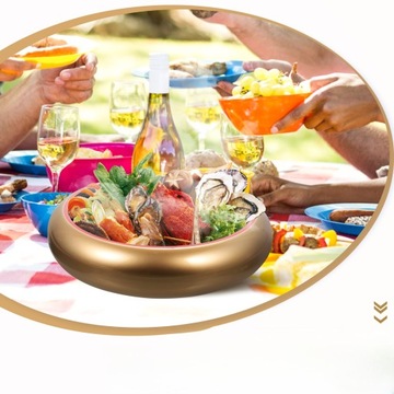 ЗОЛОТОЙ ДЕКОРАТИВНЫЙ ПОДНОС ЗАМОРОЖЕННЫЕ ЯПОНСКИЕ СУШИ