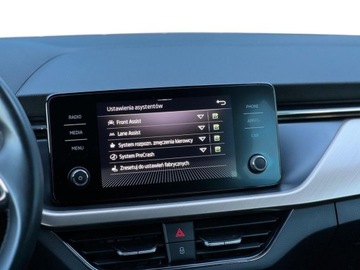 Skoda Scala Hatchback 1.0 TSI 110KM 2022 Skoda Scala Salon PL Szary Steel FV23 Climatronic Grzana szyba ASO, zdjęcie 22