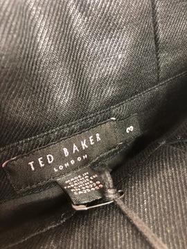 Ted Baker nowa czarna spódnica lniana len 40 L