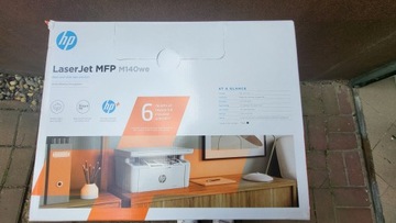 URZĄDZENIE WIELOF. HP LaserJet M140w 7MD72F MFP pudełko opakowanie karton