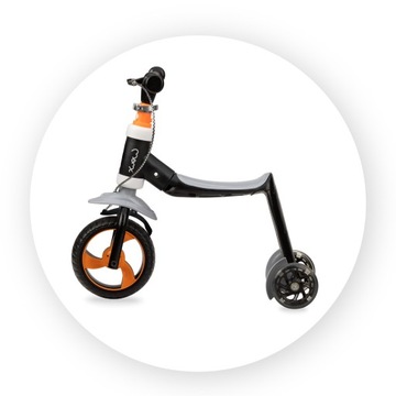 MOMI HULAJNOGA TRÓJKOŁOWA ELIOS ORANGE LED JEŹDZIK