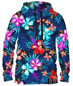 Damska Bluza z kapturem Colorful Flowers M Dr.Crow