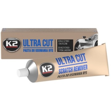 K2 ULTRA CUT PASTA DO USUWANIA RYS ZARYSOWAŃ POLERSKA LEKKOŚCIERNA 100g