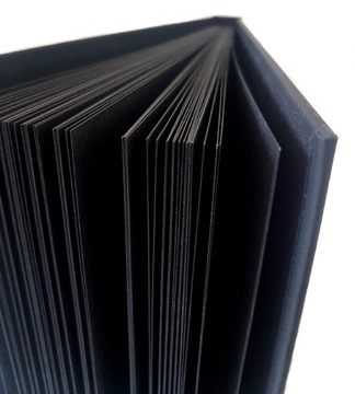 Черный альбом для вклеенных фотографий, черных сшитых карточек и Instax Polaroid