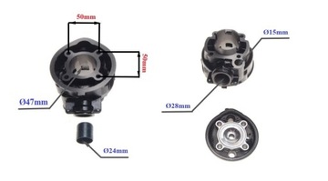 Power Force 70cc Am6 цилиндр Yamaha TZR DT 50