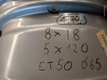 4× DISK HLINÍK ANZIO KBA46905 8.0" X 18" 5X120 ET 50