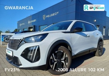 Peugeot 2008 II 2023 Peugeot 2008 Allure 102 KM I wl. Demo GWARANCJA FV23 1.2 Benzyna