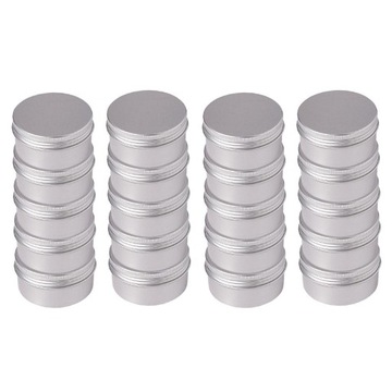 20 80ml Aluminiowy pusty pojemnik kosmetyczny