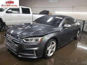 Audi A5 F5 S5 Sportback 3.0 TFSI 354KM 2018 Audi S5 Coupe Premium Plus 2018 3.0l 3.0 Benzyna 354KM