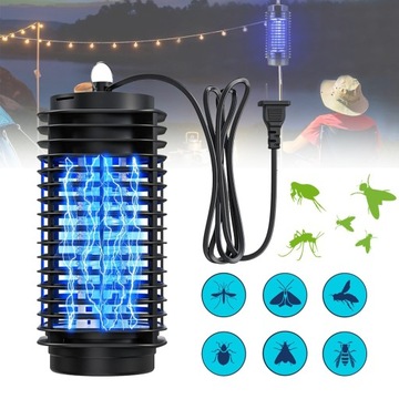 ELEKTRYCZNA PUŁAPKA NA OWADY LAMPA PRZECIW KOMAROM PUŁAPKA NA MUCHY OGRODU