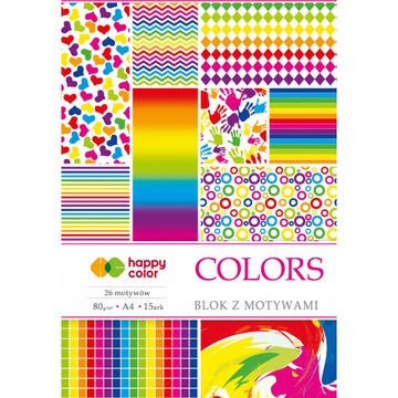 Happy Color blok kreatywny A4 15k 80g Colors