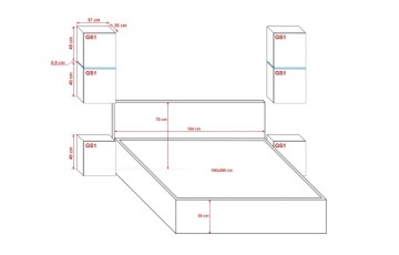 Стенка на заказ Denver D2 Мебель для спальни