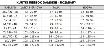 Kurtka Damska Reebok GU5773 OW C PAD JKT S