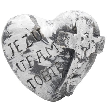 СЕРДЦЕ УКРАШЕНИЕ МОГИЛЫ ВЕНОК ШТУКАТУРКА ИИСУС Я ВЕРЮ В ТЕБЯ