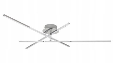 Plafon LED lampa sufitowa świecące belki led chrom