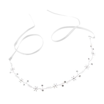 Изящные свадебные листья, цветы, стразы, тип 1