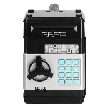 ЭЛЕКТРОННЫЙ АТОМАТ ДЛЯ ДЕТЕЙ БЕЗОПАСНЫЕ БАНКНОТЫ МОНЕТЫ С ПИН-кодом