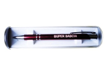 DŁUGOPIS SUPER BABCIA ETUI prezent dla BABCI