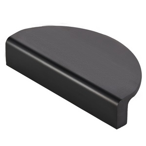 UCHWYT MEBLOWY MOON CZARNY MAT 64mm - PÓŁKOLE 96mm