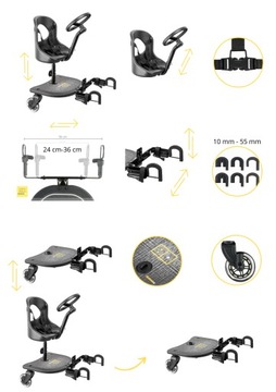 ДОПОЛНИТЕЛЬНОЕ ДОПОЛНЕНИЕ ДЛЯ КОЛЯСКИ X RIDER PLUS + ПОДУШКА RAINBOW