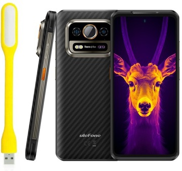 PANCERNY SMARTFON ULEFONE ARMOR 25T PRO 6GB/256GB CZARNY NOKTOWIZJA BT 5.2