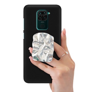 Etui Matowe Bracket Srebrny Do XIAOMI REDMI NOTE 9
