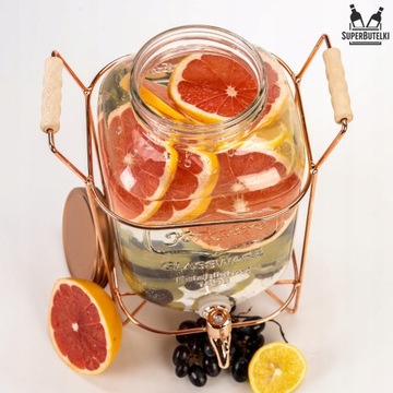 Банка 5л с краном для воды, лимонада, соков