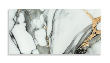 PANELE ŚCIENNE DEKORACYJNE 4x Płytka samoprzylepna 60x30 cm złotyMARMUR